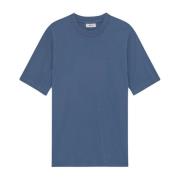 Nn07 Casual Pima Cotton Tee Bering Sea Blue, Herr