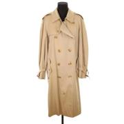 Burberry Vintage Pre-owned Polyester ytterklder Beige, Dam