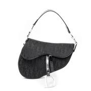 Dior Vintage Pre-owned Canvas handvskor Black, Dam