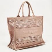 Dior Vintage Pre-owned Canvas totevskor Pink, Dam