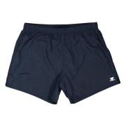 Courrèges Blå Logo Badshorts Vår-Sommar 2025 Blue, Herr