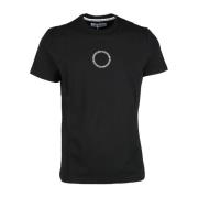 Bikkembergs Svart T-shirt för män Black, Herr