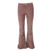 Kaos Denim Jeans med 98% Bomull Brown, Dam