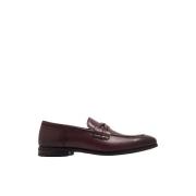 Stuart Weitzman Läder Crisscross Loafer Brown, Herr