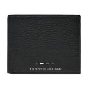 Tommy Hilfiger Läder Herr Plånbok Höst/Vinter Kollektion Black, Herr