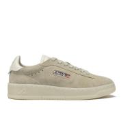 Autry Beige Mocka Låga Sneakers Gray, Dam