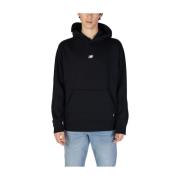 New Balance Herr sweatshirt i återvunnen polyester höst/vinter Black, ...