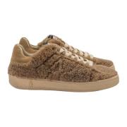 Elena Iachi Kamel Päls Smash Sneakers Brown, Dam