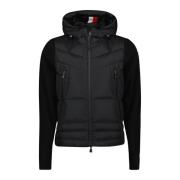 Moncler Svart Bi-material Jacka Höst-Vinter 2024 Black, Dam