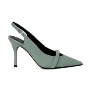 Furla Core Slingback Hälade Skor Vår/Sommar Kollektion Green, Dam