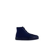 Superga Molskin 2433-W Canvas High-Top Sneakers Blue, Herr