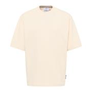 Carlo Colucci La Famiglia Donner Oversize T-Shirt Beige, Herr