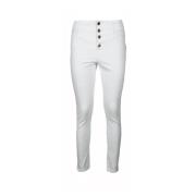 Gaudi Denim Jeans med 97% Bomull White, Dam