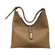 Furla Elegant Droppformad Handväska Brown, Dam