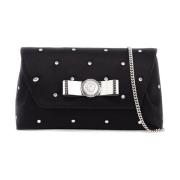 Versace Starry Sky Kristall Clutch med Band Black, Dam