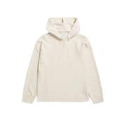 Norse Projects Merinoull Hoodie i Milano Stickning White, Herr