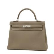 Hermès Vintage Pre-owned Laeder handvskor Gray, Dam