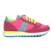 Saucony Fluorescerande Rosa/Gula Sneakers Pink, Dam