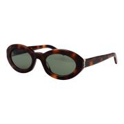 Saint Laurent Stiliga solglasögon SL M136 Brown, Dam