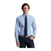 Ralph Lauren Slim Fit Randig Skjorta Blue, Herr