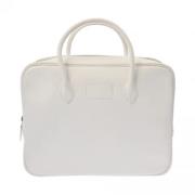 Hermès Vintage Pre-owned Laeder handvskor White, Herr