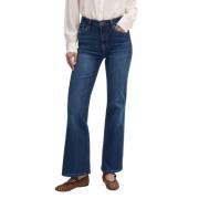 Pepe Jeans Hög Midja Flare Jeans Blue, Dam