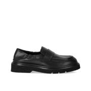 Guglielmo Rotta Svart Nappa Läder Loafer Black, Dam