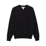 Comme des Garçons Lyxig Ullstickad Tröja Black, Herr