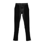 Mugler Tvåfärgad Skinny Fit Jeans Gray, Dam