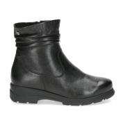 Caprice Svarta Casual Stängda Booties Kvinnor Black, Dam