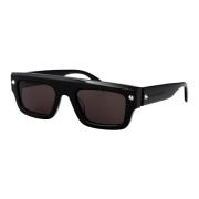 Alexander McQueen Stiliga solglasögon Am0427S Black, Unisex