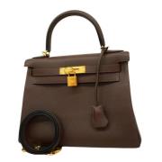 Hermès Vintage Pre-owned Laeder handvskor Brown, Dam