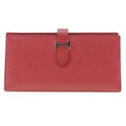 Hermès Vintage Pre-owned Laeder plnbcker Red, Dam