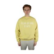 Fear Of God Lyxig Amber Heavy Fleece Crewneck Yellow, Herr