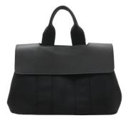 Hermès Vintage Pre-owned Canvas handvskor Black, Dam