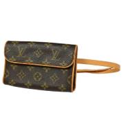 Louis Vuitton Vintage Pre-owned Canvas kuvertvskor Brown, Dam