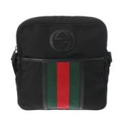 Gucci Vintage Pre-owned Canvas gucci-vskor Black, Unisex