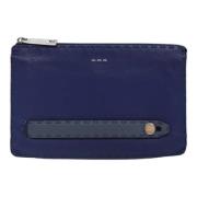 Fendi Vintage Pre-owned Laeder fendi-vskor Blue, Dam