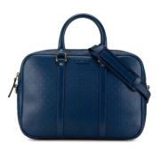 Gucci Vintage Pre-owned Laeder handvskor Blue, Dam