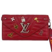 Louis Vuitton Vintage Pre-owned Laeder plnbcker Red, Dam