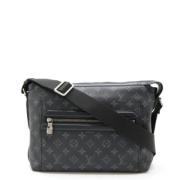 Louis Vuitton Vintage Pre-owned Canvas axelremsvskor Black, Dam