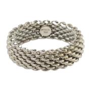 Tiffany & Co. Pre-owned Pre-owned Vitt guld ringar Gray, Dam