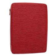 Louis Vuitton Vintage Pre-owned Laeder plnbcker Red, Dam