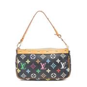 Louis Vuitton Vintage Pre-owned Canvas handvskor Black, Dam