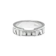 Tiffany & Co. Pre-owned Pre-owned Vitt guld ringar Gray, Dam