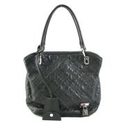 Louis Vuitton Vintage Pre-owned Laeder axelremsvskor Black, Dam