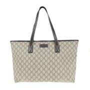 Gucci Vintage Pre-owned Canvas gucci-vskor Beige, Dam