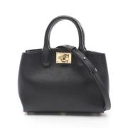 Salvatore Ferragamo Pre-owned Pre-owned Laeder handvskor Black, Dam