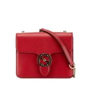 Gucci Vintage Pre-owned Laeder gucci-vskor Red, Dam