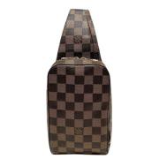 Louis Vuitton Vintage Pre-owned Canvas axelremsvskor Brown, Dam